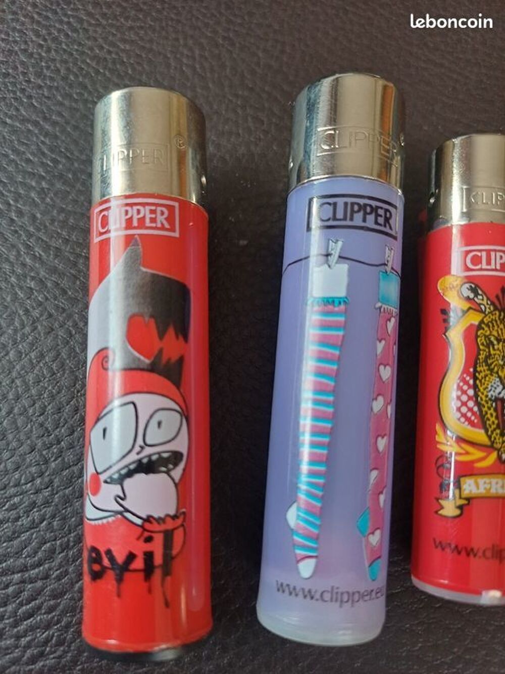 4 briquets marque Clipper neuf rechargeable 10e 