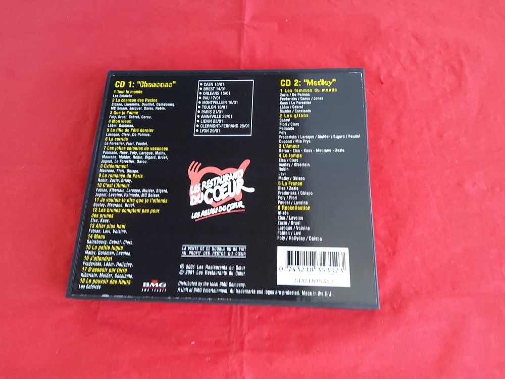 CD L'ODYSSEE DES ENFOIRES - 2001 CD et vinyles
