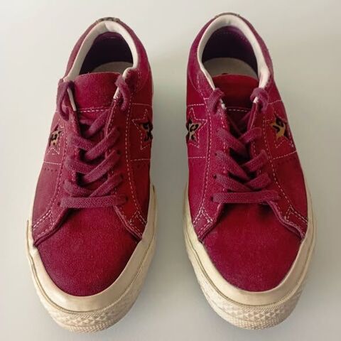 Converse bordeaux panth�re 15 Saint-Georges-d'Esp�ranche (38)