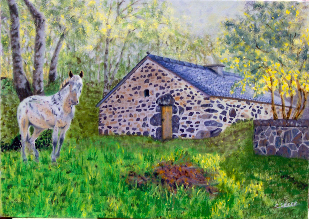 lot de 2 tableaux &agrave; l'huile non encadr&eacute;s au choix
Décoration