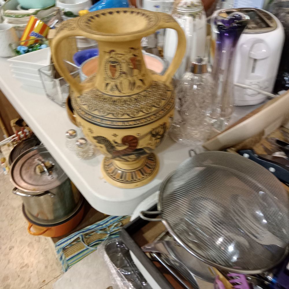 Vase amphore grec fait main en. Bon &eacute;tat Décoration