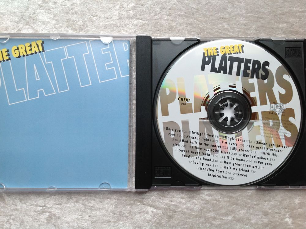 THE GREAT PLATTERS CD Envoi possible
CD et vinyles