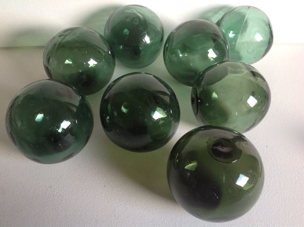 1 &agrave; 5 BOULES EN VERRE MARINE LAMPE OU AUTRES Envoi Possible Décoration