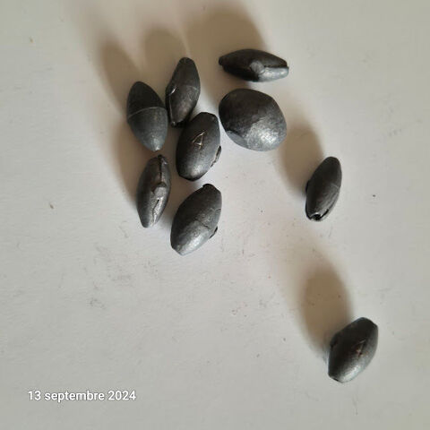 Lot de 20 plombs olives neufs de 2.38 grs. à 7.85 grammes 4 Saumur (49)