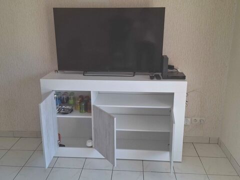 Magnifique meuble TV blanc - Conforama 85 Saint-Clar-de-Rivière (31)