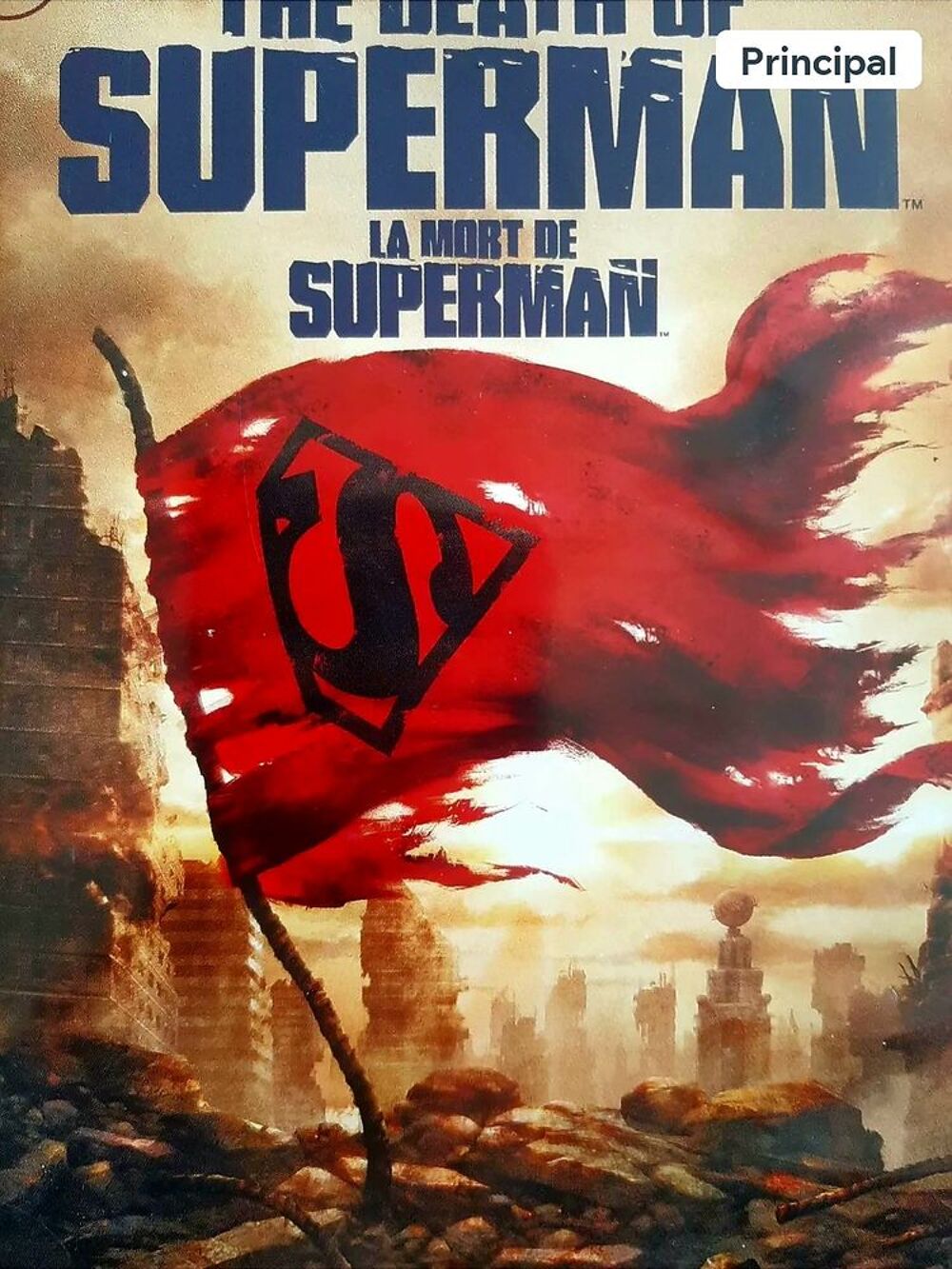 La mort de Superman dvd DVD et blu-ray