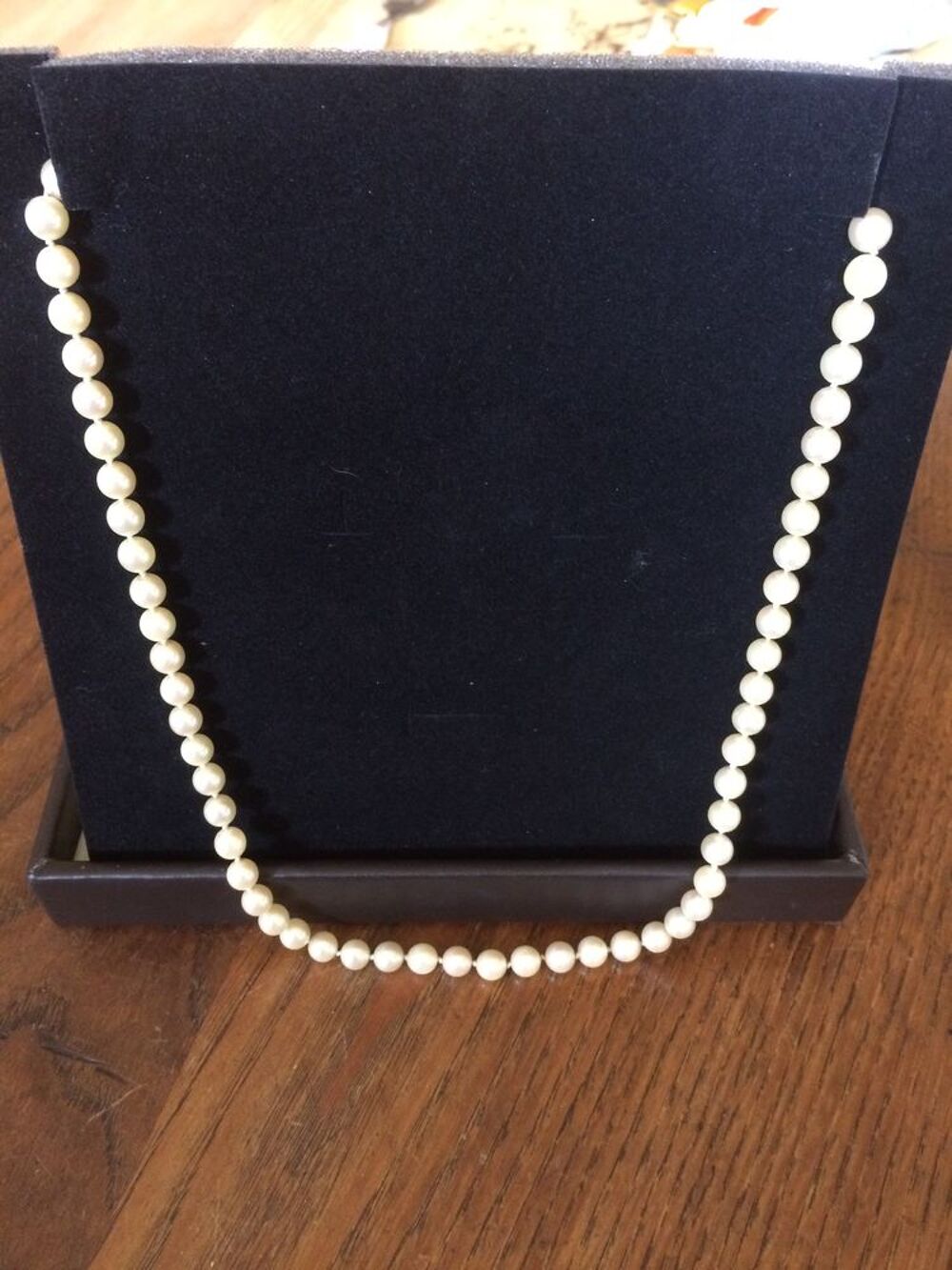 collier perles culture v&eacute;ritables Bijoux et montres