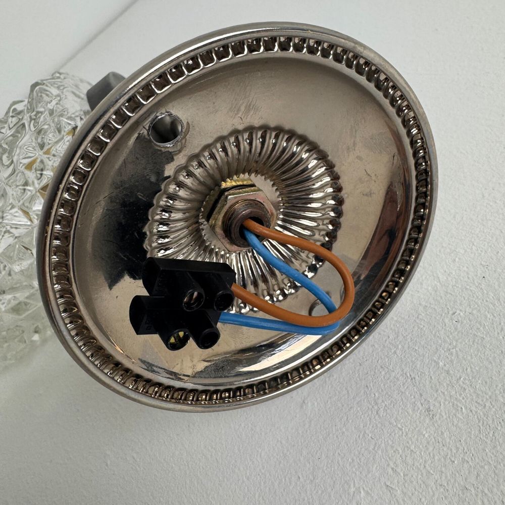 PAIRE D'APPLIQUES " POINTE DE DIAMANT " VINTAGE D�coration