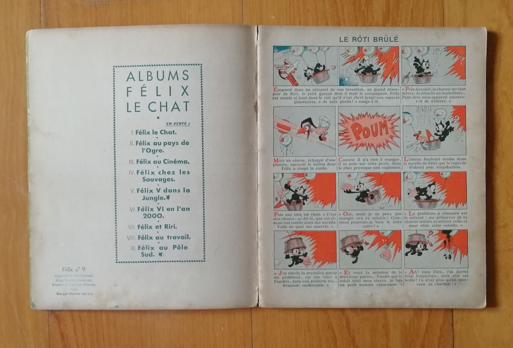 EO F&eacute;lix le chat : F&eacute;lix au p&ocirc;le sud - Pat Sullivan - 1935 Livres et BD