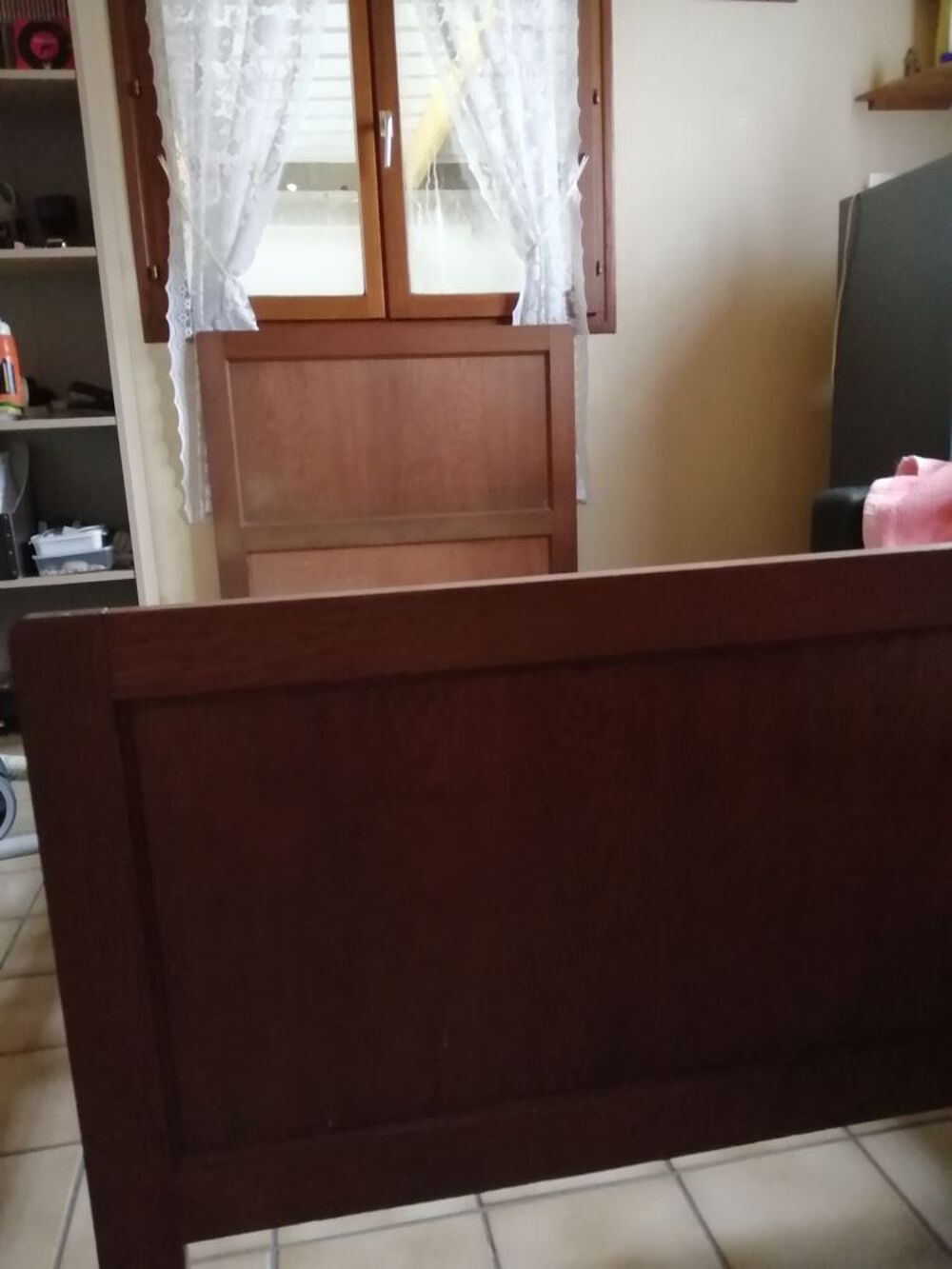 Joli cadre de lit en bois ancien Meubles