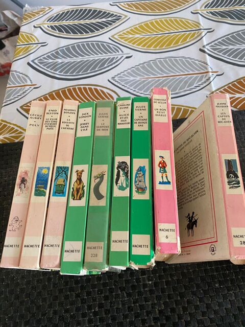 9 LIVRES ENFANTS BIBLIOTHEQUE ROSE ET VERTE 12 Lamballe (22)