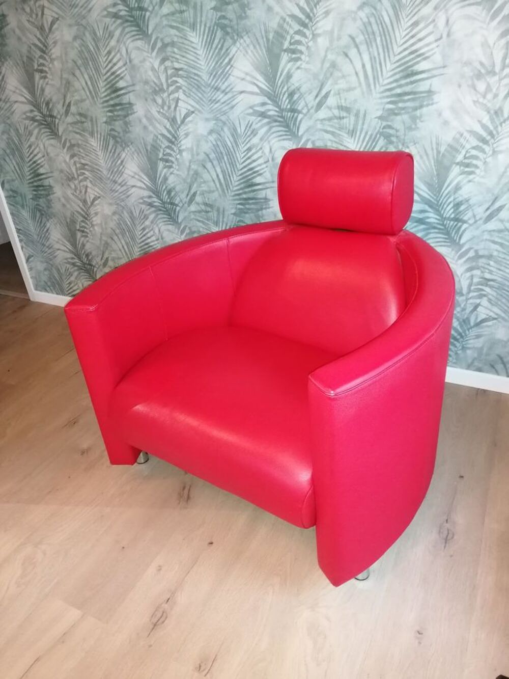 Fauteuil cuir rouge Meubles