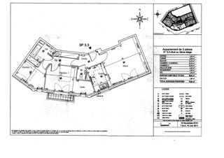  Appartement � louer 3 pi�ces 71 m�