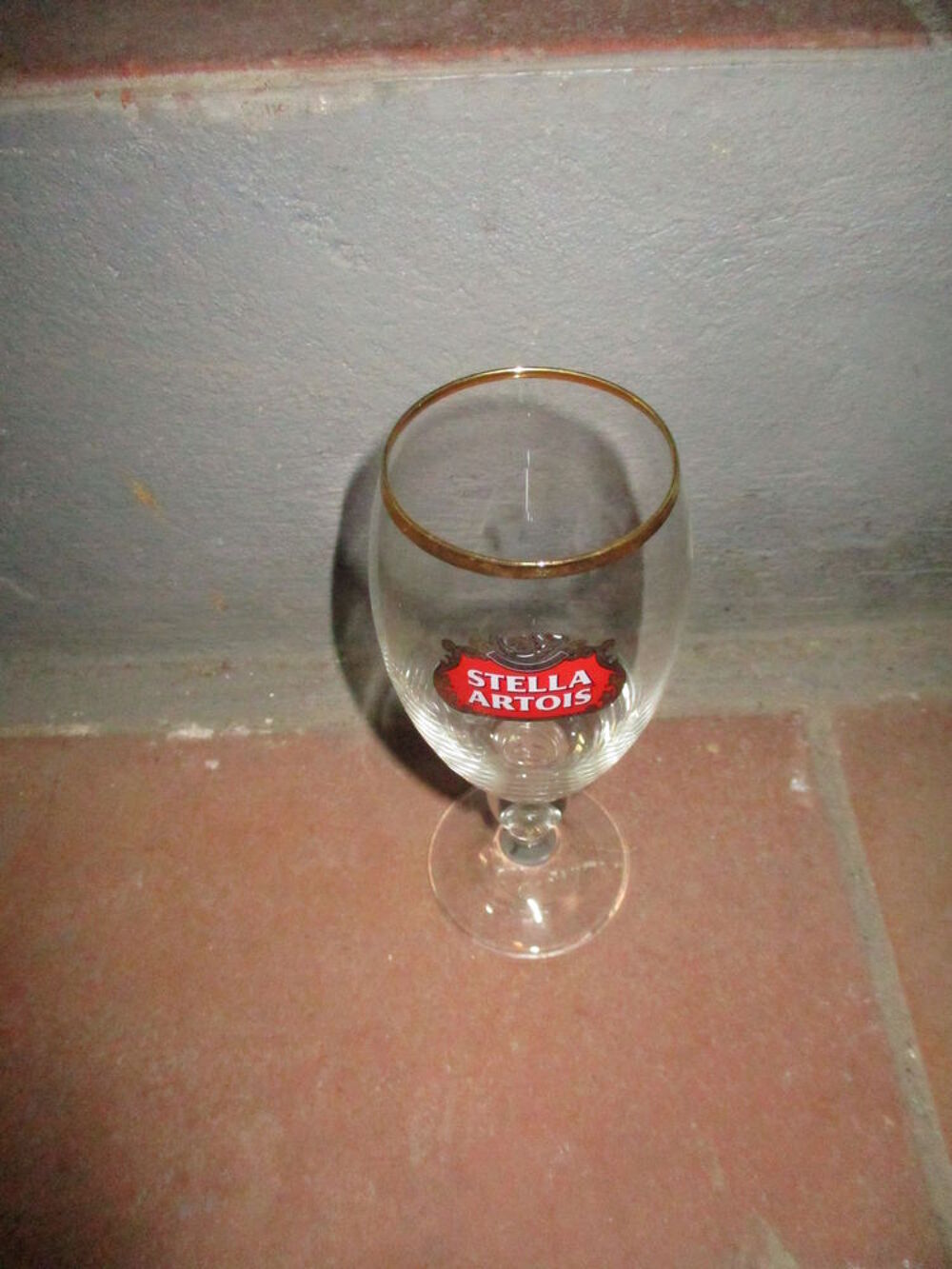 6 verres &agrave; bi&egrave;re STELLA 25 cl estampill&eacute;s pas un coup Décoration