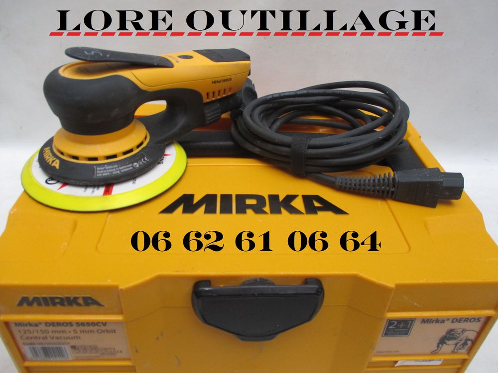 MIRKA DEROS 650 - Ponceuse Bricolage