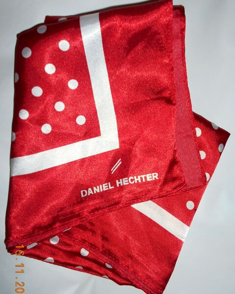 foulard Daniel HECHTER rouge  poids, neuf  4 Ervy-le-Chtel (10)