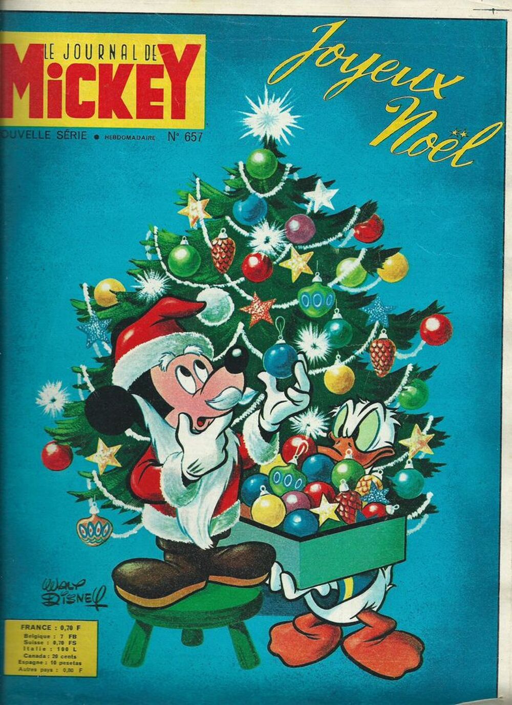 1 No 657, journal de mickey ann&eacute;e 1964 