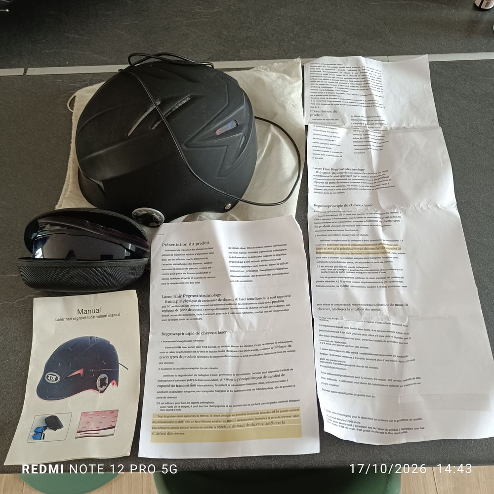   Casque laser ATS 64 128 diodes  