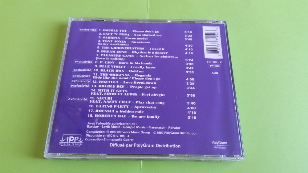 PLUS DE TUBES DANCE CD et vinyles