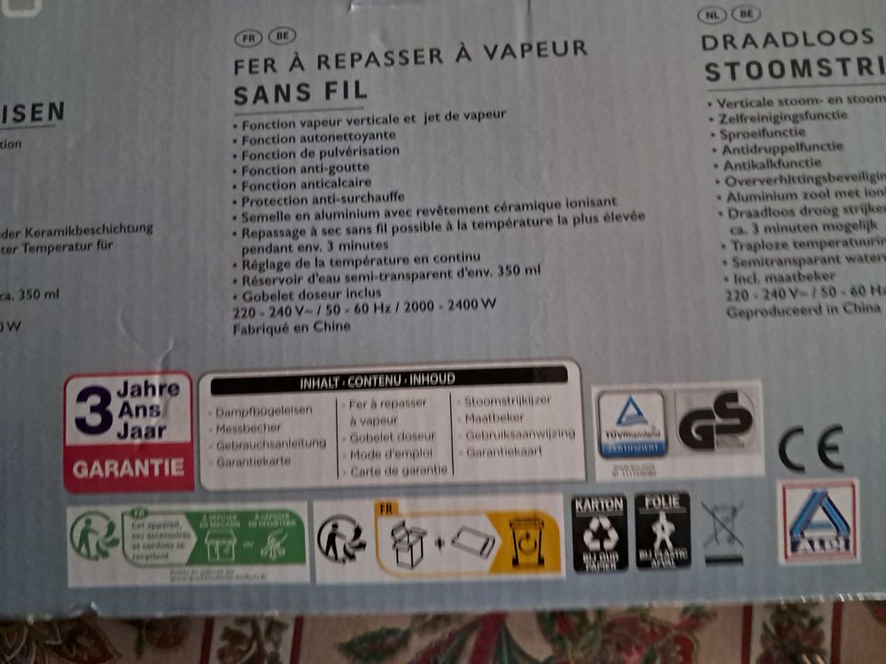 fer a repasser Electroménager
