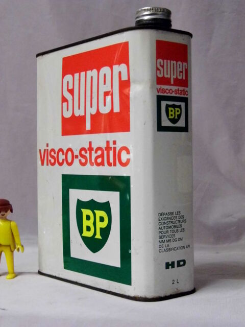 Ancien BIDON HUILE BP SUPER VISCO STATIC Décoration Vintage Garage 15 Dunkerque (59)