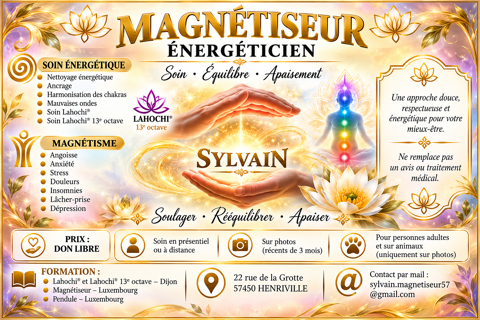 S&eacute;ance lahochi et magnetisme 0 57450 Henriville