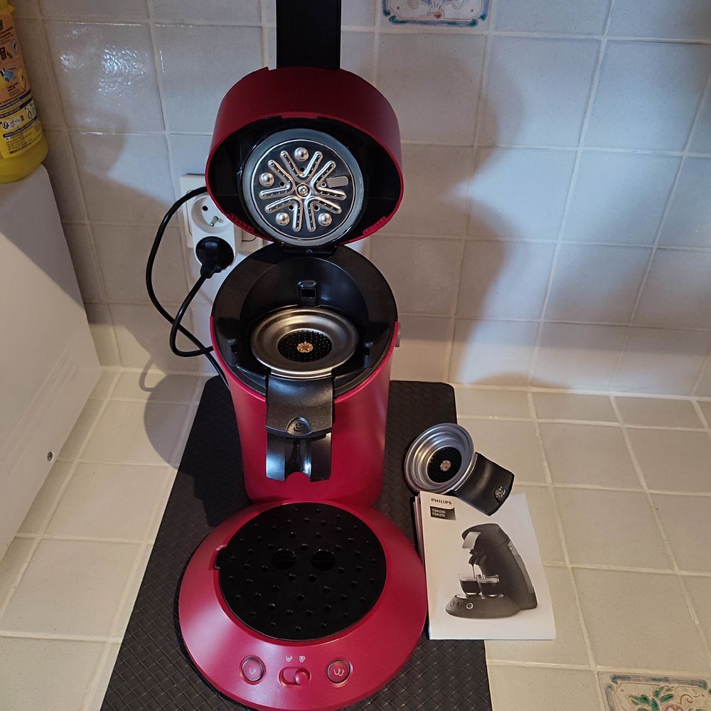 Cafeti&egrave;re Senseo original plus Philips neuve rouge Electroménager