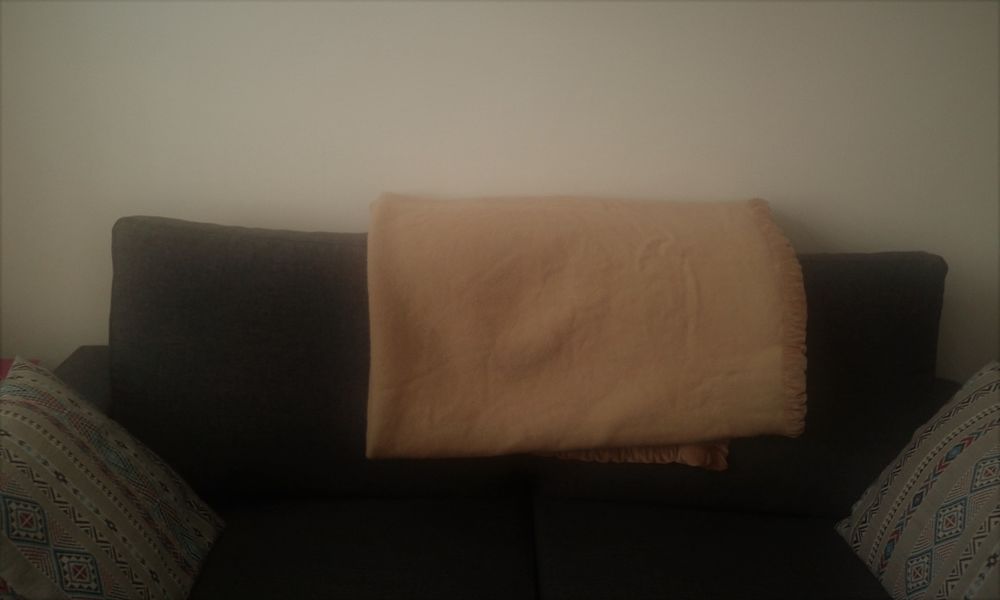 Couverture 1 personne beige Puériculture