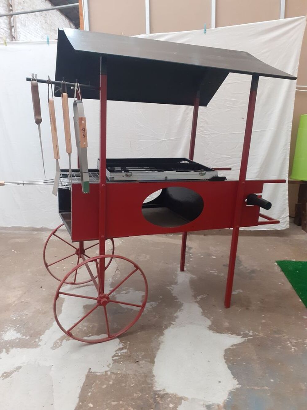 Barbecue artisanale vintage Jardin