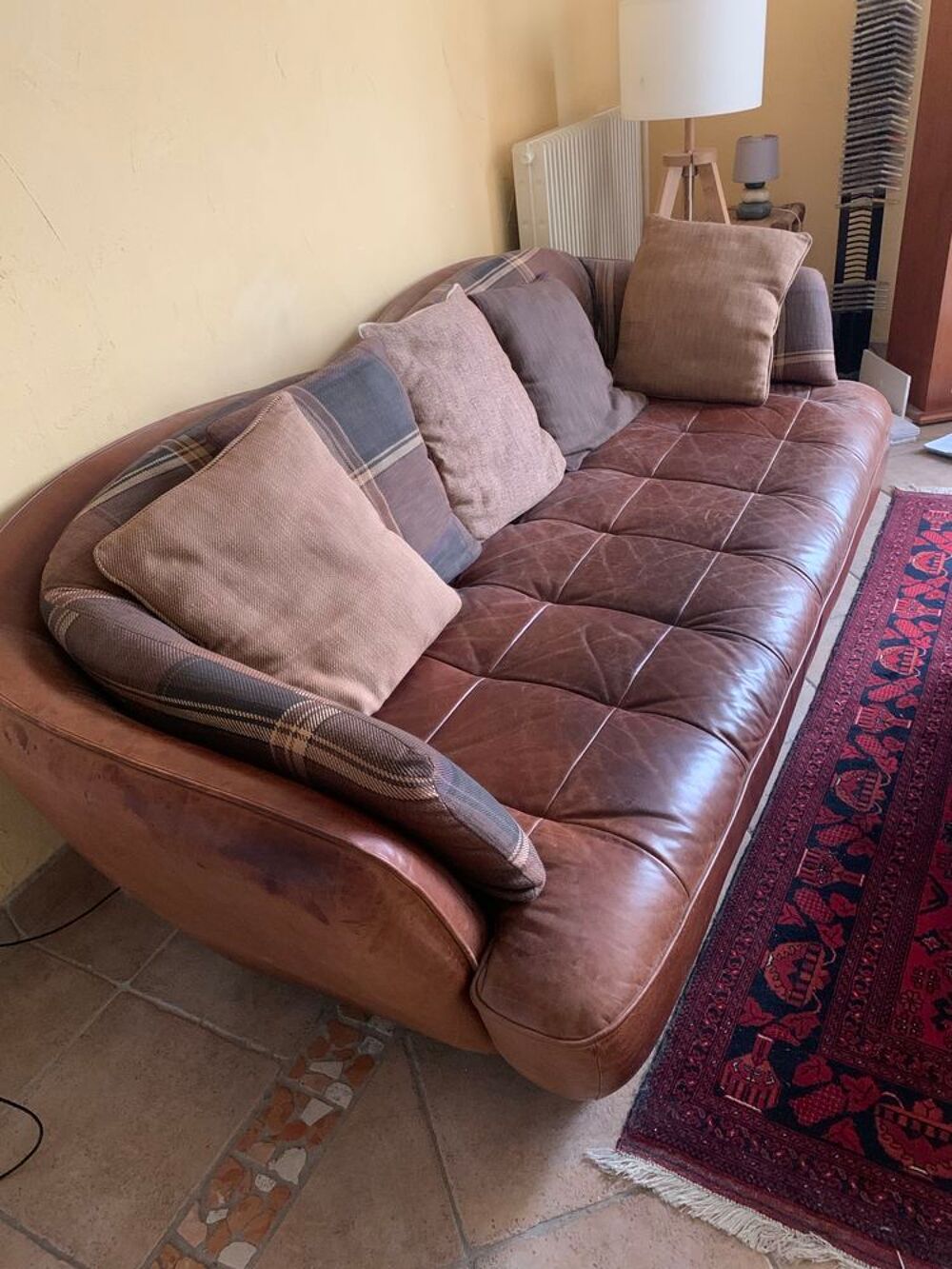 canap&eacute; cuir style anglais Meubles