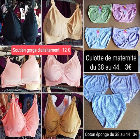Sous vêtements homme femme enfant neufs à partir de 1,50€ 3 Saint-Jean-Pla-de-Corts (66)