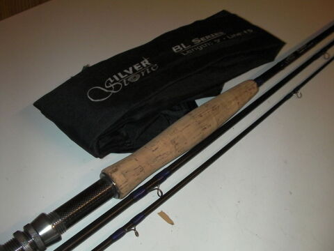 Canne � mouche 9 pieds (2,90) soie de 5 85 Roques (31)