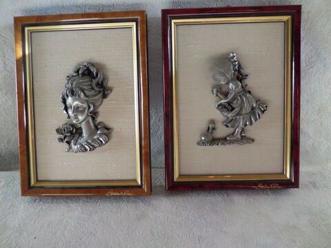 2 cadres LES ETAINS DE FRANCE 15 Lyon 8 (69)