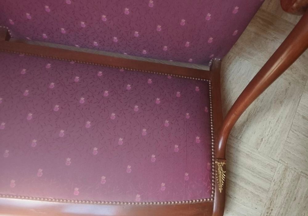 Banquette Empire r&eacute;nov&eacute;e Meubles