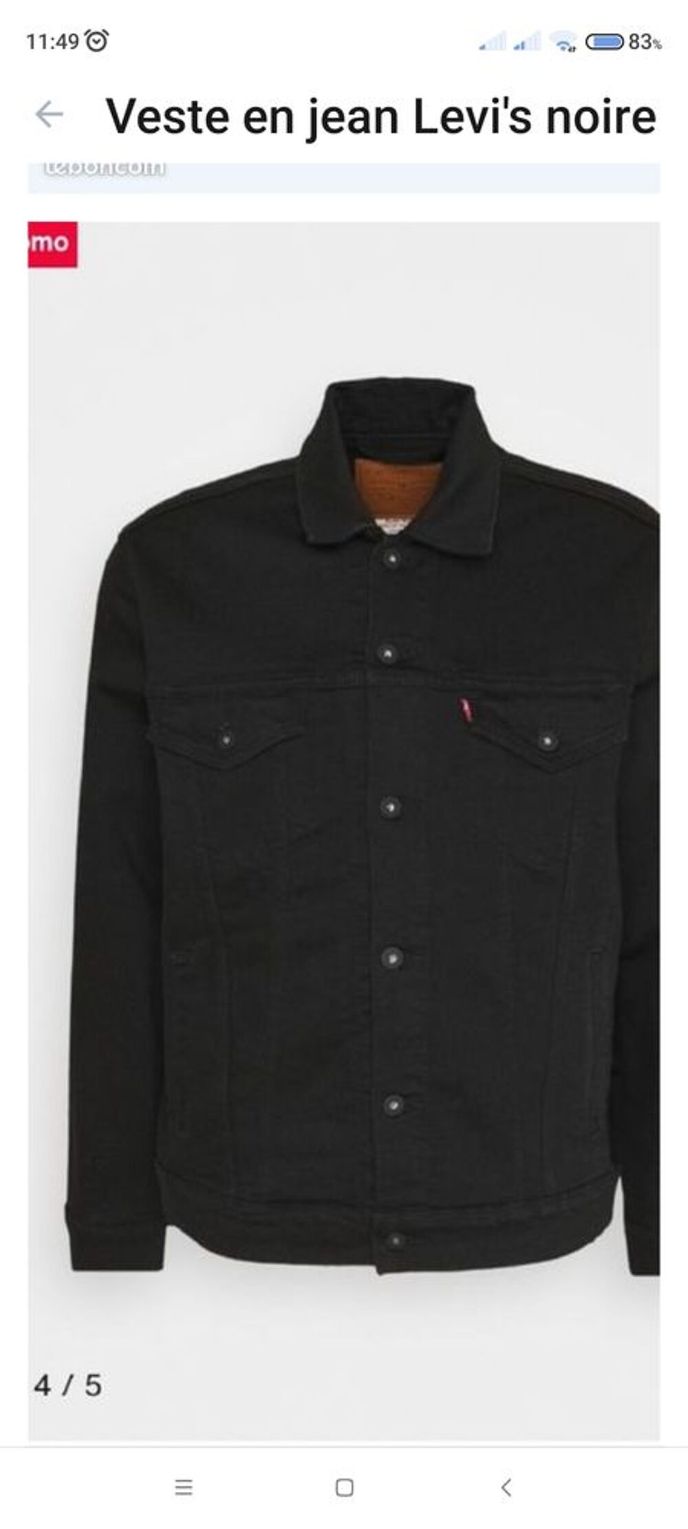 Veste trucker homme
Taille L. Vêtements