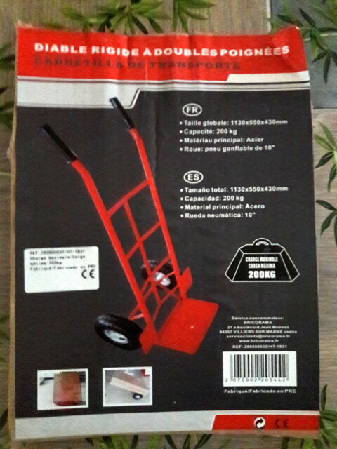 Diable rigide en acier 200 kg 100% NEUF 50 Chalon-sur-Sane (71)