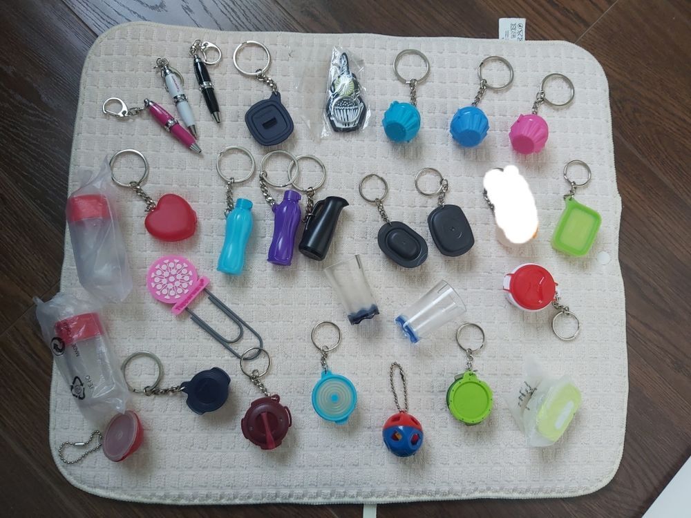 porte cles aux choix tupperware gadget 