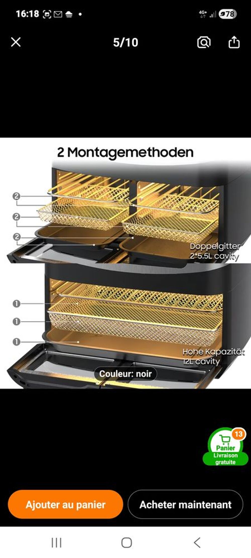 AIR FRAYER Electrom�nager