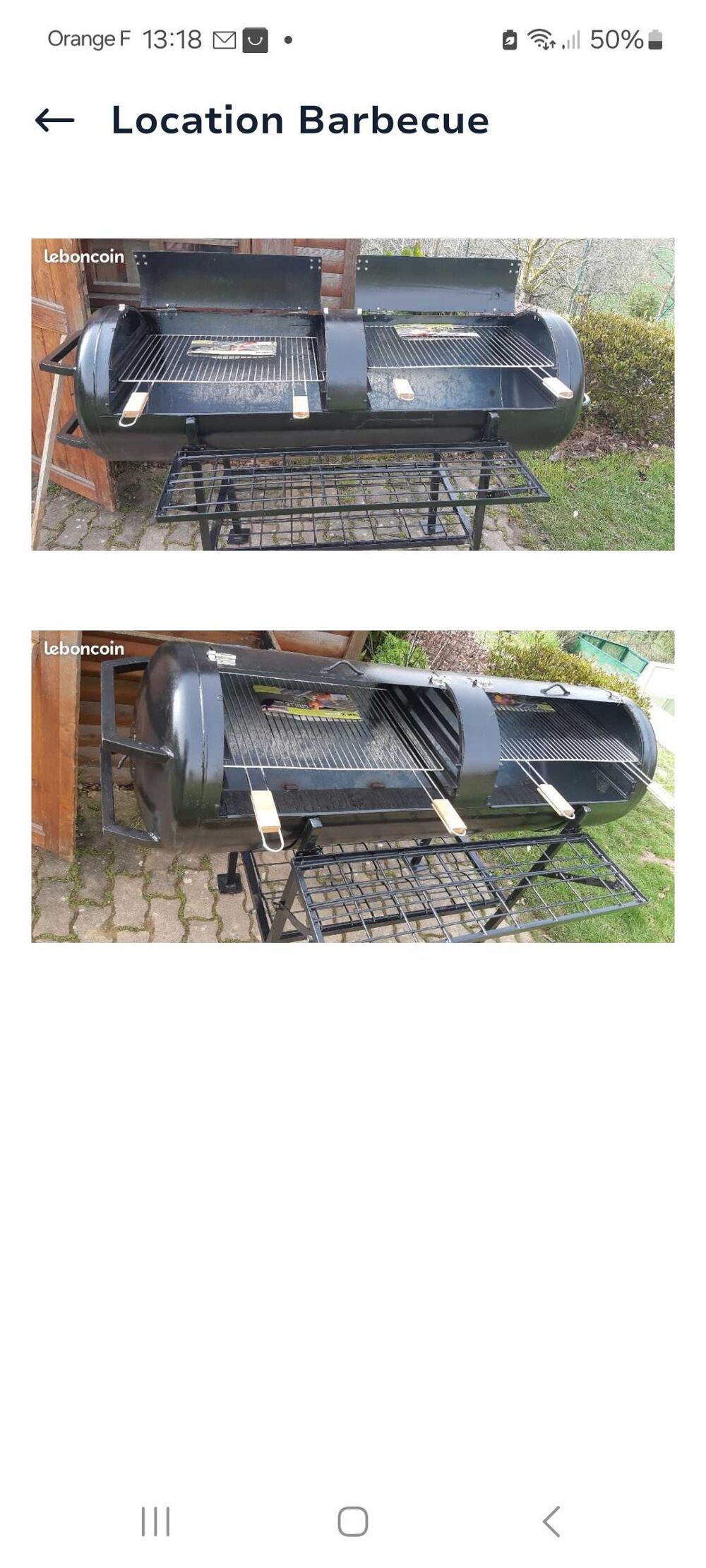   Barbecue. Grand modèle 