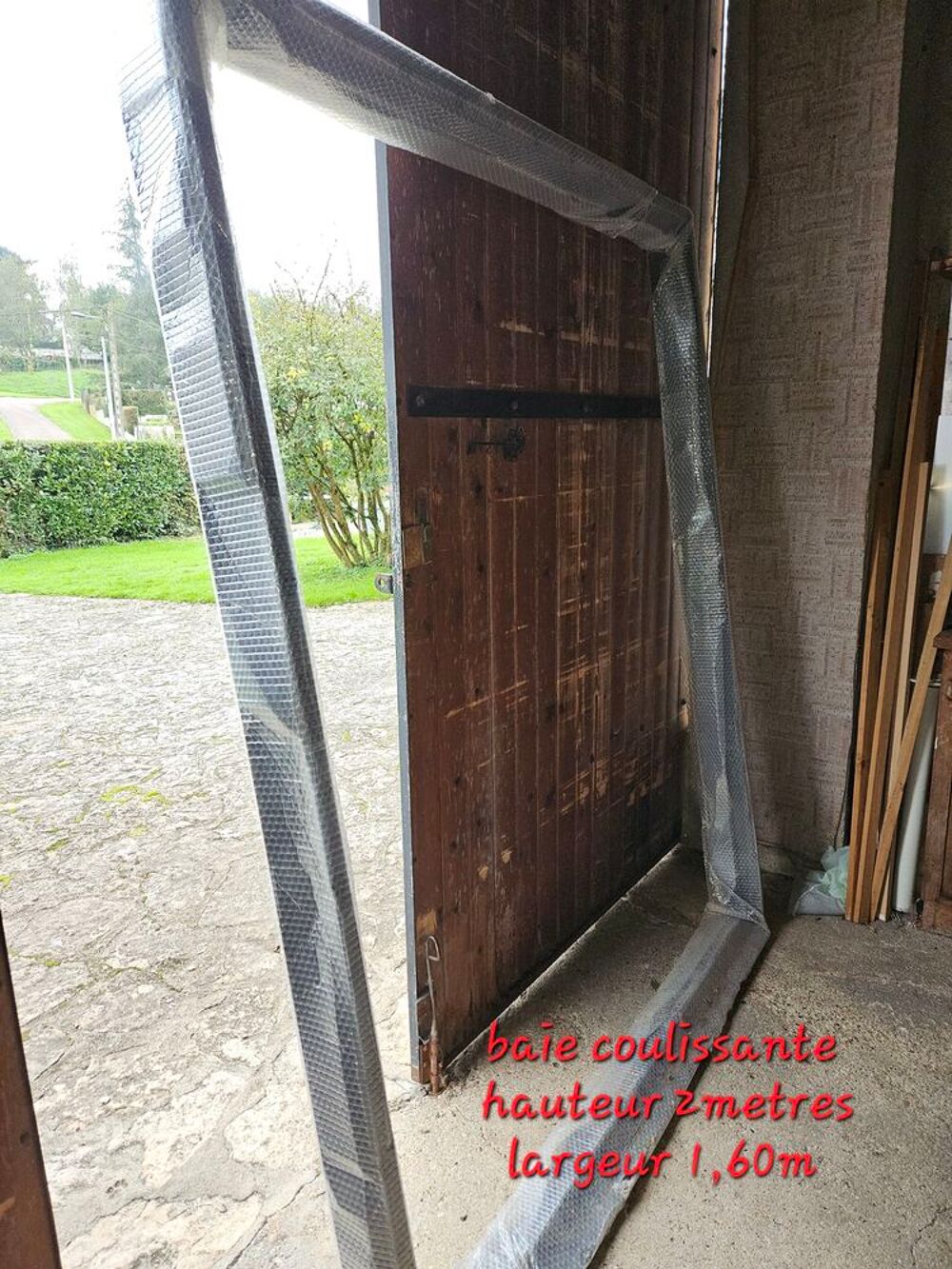Baie vitr&eacute;e coulissante Bricolage