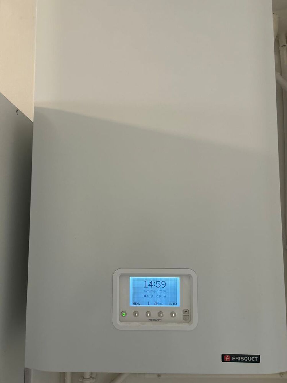 Chaudi&egrave;re FRISQUET &agrave; condensation ultra Luxe vantouse gaz Bricolage