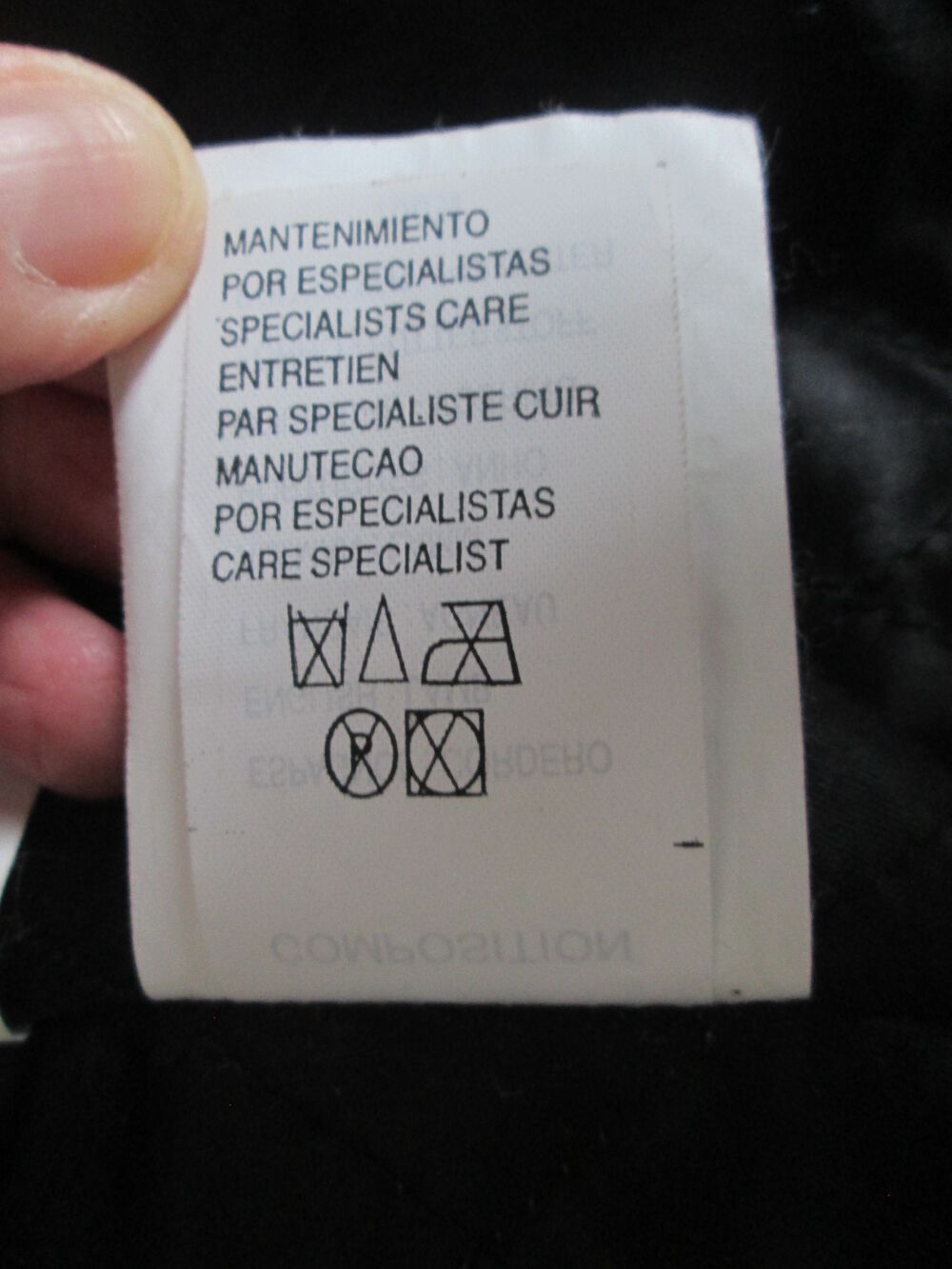 Veste en cuir homme springfield taille 3 M Vêtements