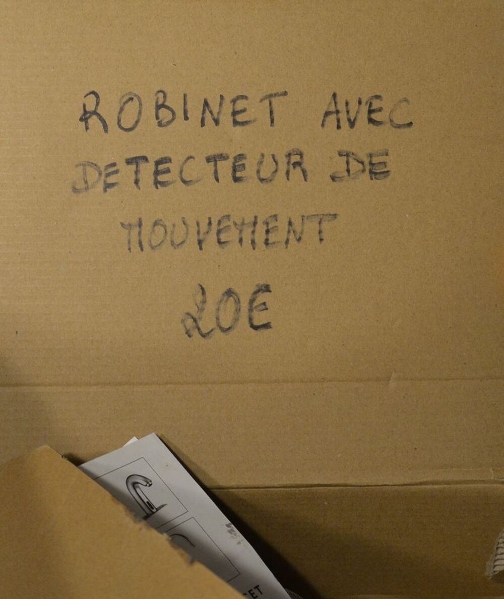 robinet avec d&eacute;tecteur de mouvement lot de 2 Electroménager