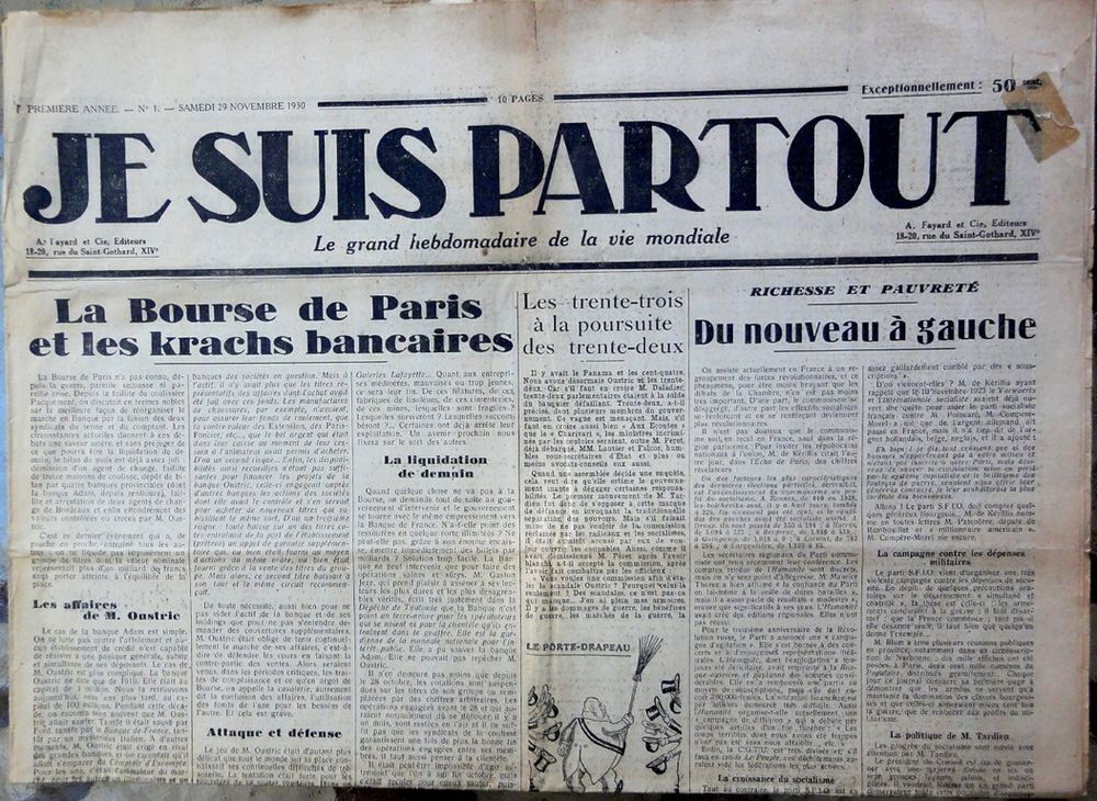 le suis partout Livres et BD