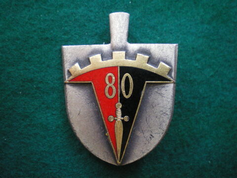Insigne du Génie - 80° Bataillon du Génie. 40 Caen (14)