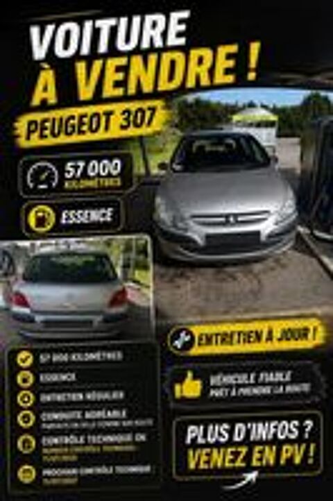 307 1.4e 16V Style 2003 occasion 95260 Mours