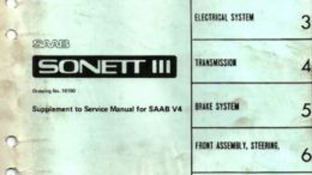 Manuels d'atelier Saab 95 96 Livres et BD