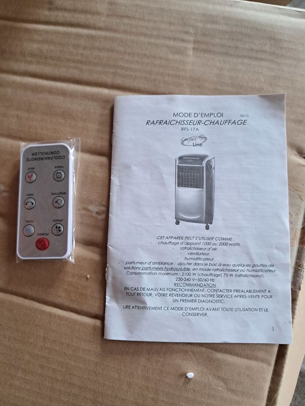 refraichisseur chauffage clim sur roulettes Bricolage