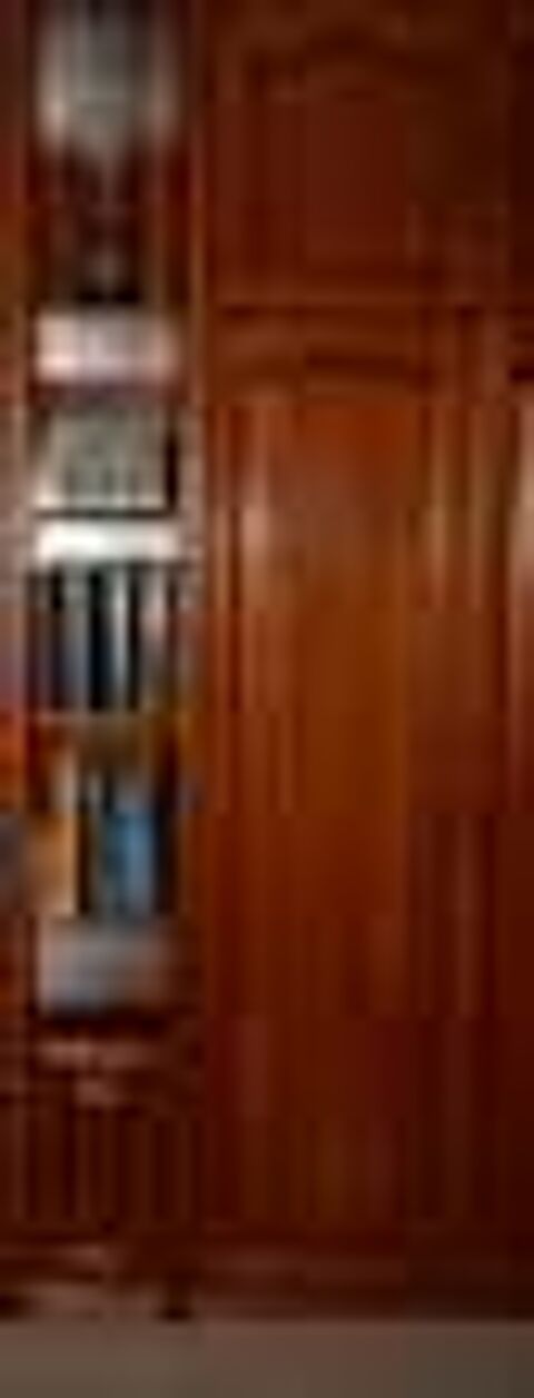 Armoire et biblioth&egrave;que merisier massif Meubles