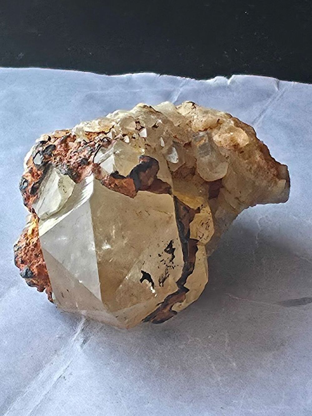 Magnifique Cristal de Citrine Naturelle-Kolwezi RDC-99g 